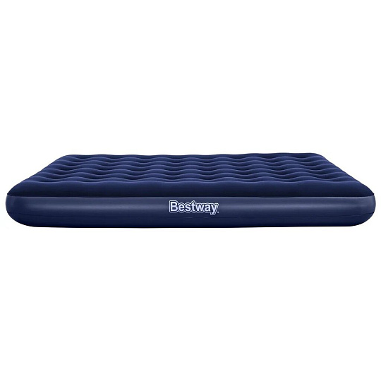 Матрас надувной Bestway, 203х183х22 см, 67004/030443BW, без насоса, флокированный, ортопедический, особопрочный, 300 кг