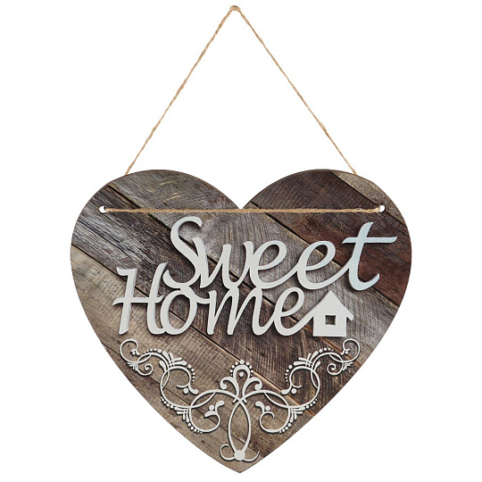 Табличка декоративная Волшебная страна, Sweet home, 006736
