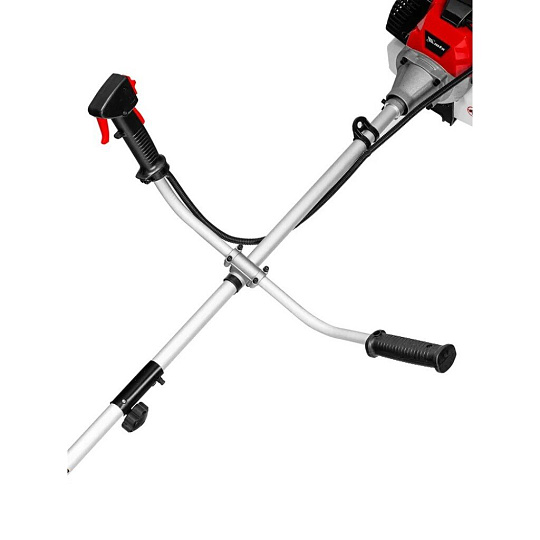 Триммер бензиновый, МТХ, МТ-52S, 962365, 3 л.с., 52 куб.см, U-ручка, леска/нож, разборный вал, разъемная штанга