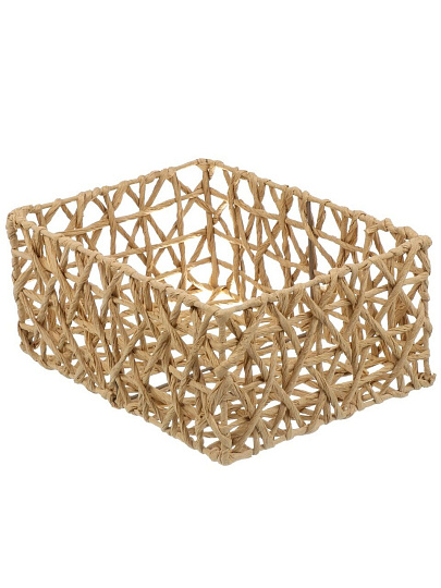 Набор корзин 4 шт, для хранения, прямоугольный, плетеный, бумага, Y4-8700
