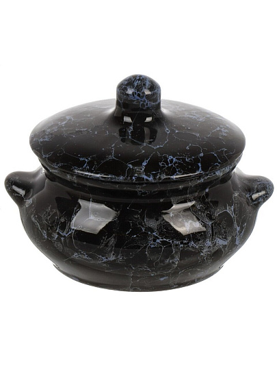 Горшок для жаркого керамика, 0.5 л, Борисовская керамика, Лакомка Вуаль, ВУА00022994