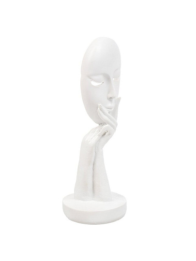 Фигурка декоративная 10х28 см, белая, Y6-10548