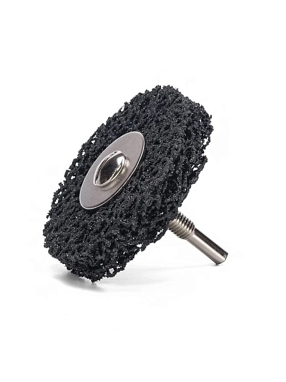 Круг зачистной для дрели, Росомаха, диаметр 75 мм, коралловый, 443075