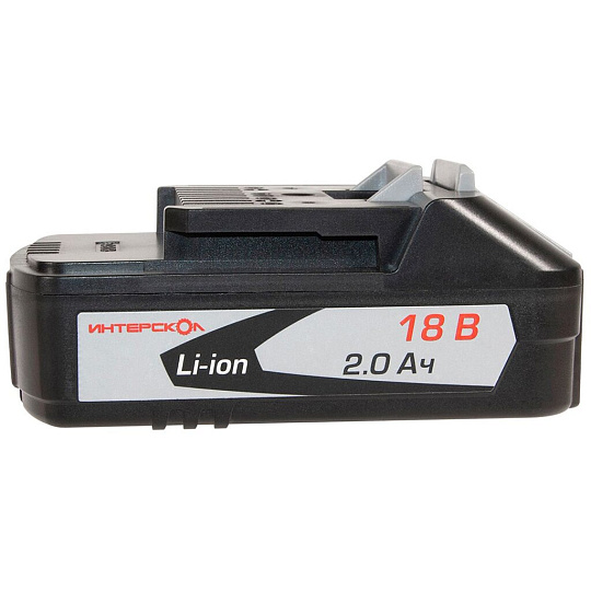 Батарея аккумуляторная 2000 мА·ч, Li-Ion, 18 В, Интерскол, АПИ-2/18, 2400.020