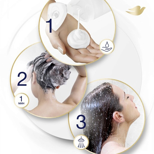 Шампунь Dove, Hair Therapy Интенсивное восстановление, для поврежденных волос, 380 мл