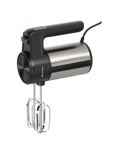 Миксер ручной, Daniks, CX-6682, 800 Вт, 6 скоростей, турбо режим, черный