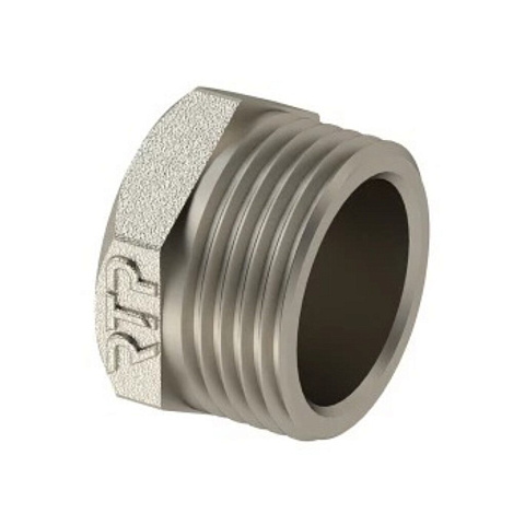 Заглушка 1/2", ш, никель, индивидуальная упаковка, РосТурПласт