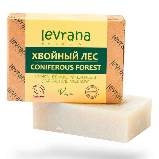 Мыло Levrana, Хвойный лес, 100 г, ручной работы