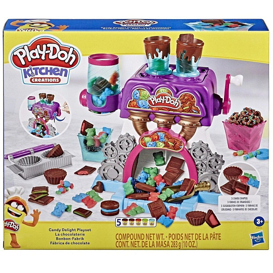 Игровой набор Play-Doh, Wheels Конфетная фабрика, E98445L0