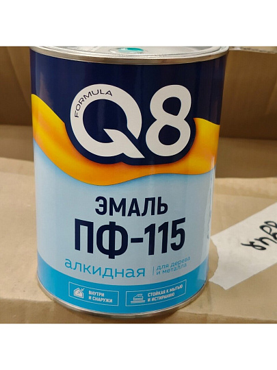 Эмаль Formula Q8, ПФ-115, алкидная, глянцевая, бирюза, 0.8 кг