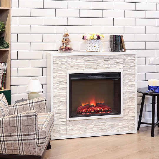 Электрокамин RealFlame, Quadro WT, Sparta 25,5/СН-721, эксклюзив