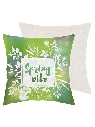 Подушка декоративная, 40х40 см, Spring vibe, 100% полиэстер, 786640