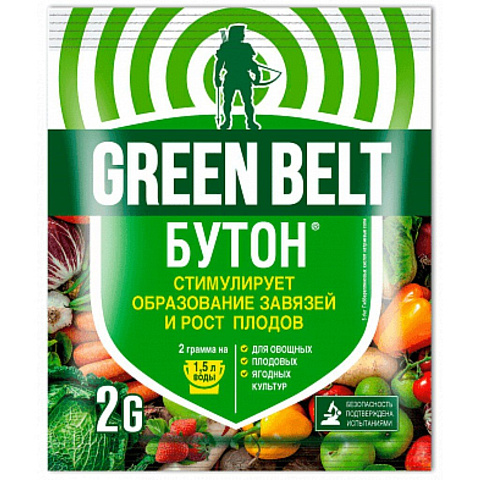 Удобрение Бутон для образования завязей и роста плодов, 2 таб, GREEN BELT