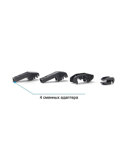 Щетка стеклоочистителя Lucky way, бескаркасная, 24"/60 см, SCHET163
