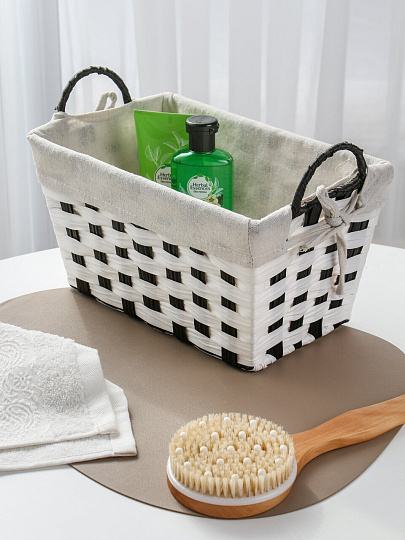 Корзина 31х20х17 см, прямоугольная, плетеная, Y4-9668