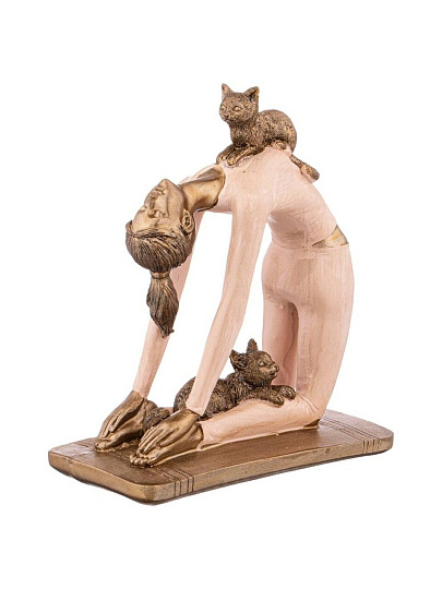 Фигурка декоративная полирезина, Йога Фьюжн, 13.5х7х15 см, Lefard, 162-949