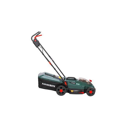 Газонокосилка электрическая, аккумуляторная, Favourite, OBS 21 WET, 33 см, 30 л, 75 мм, 2900 об/мин, 154210533