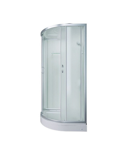 Душевая кабина низкий поддон, 90х90х215 см, матовая, Erlit, ER3509P-C3-RUS