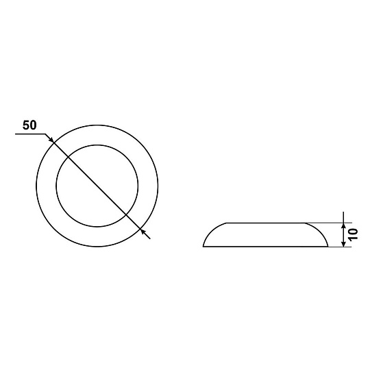 Накладка цилиндровая, Аллюр, ET-R1 PB (3266), золото, 11 205