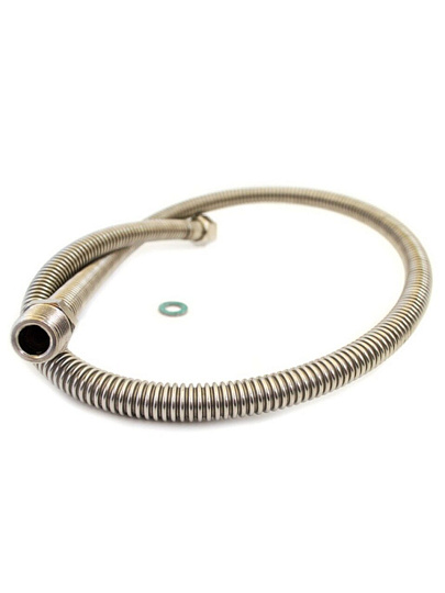 Подводка для газа 1/2''х1 м, г-ш, сильфон, ELKA