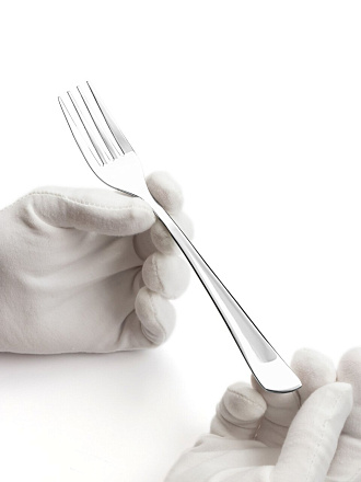 Вилка нержавеющая сталь, 3 предмета, столовая, Daniks, Elegant