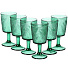 Бокал для вина, 330 мл, стекло, 6 шт, Листья, зеленые, Y6-10182 - фото 2