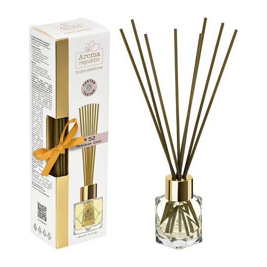 Аромадиффузор Aroma republic, 30 мл, 4.5х5.8х21 см, Parisian chic №52, 93800