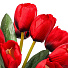 Цветок искусственный декоративный Тюльпаны, пасхальный, 34 см, красный, Y6-10370 - фото 2