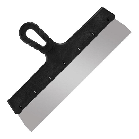 Шпатель фасадный, нержавеющая сталь, 350 мм, прямой, рукоятка пластик, Лакки Виннер, 12-5-350