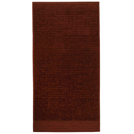 Полотенце банное 50х90 см, 100% хлопок, 541 г/м2, Galiha Jacquard, Anilsan, коричневое, Турция, 70655090