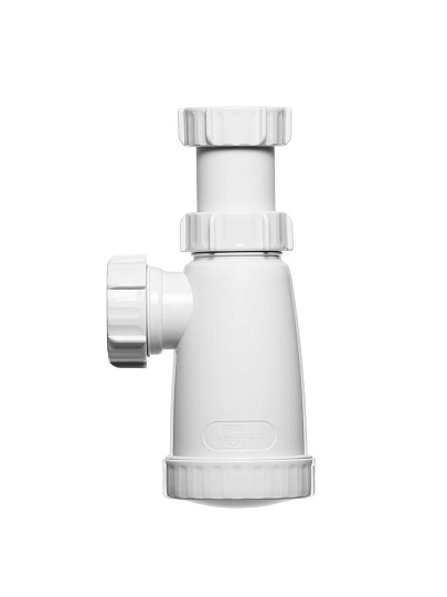 Сифон для мойки, трубный, 1 1/2", полипропилен, 40 мм, Инкопласт, BS1100