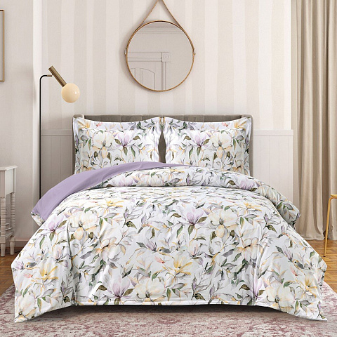Постельное белье 2-сп, пр220х240, 2н70х70, п175х220, Mcotton, м-сат, Карла
