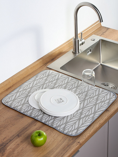 Коврик для сушки посуды микрофибра, 40х50 см, MDM-01-XL, 310261