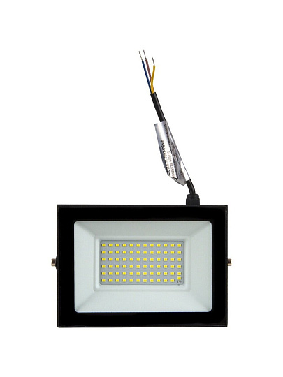 Прожектор светодиодный, General Lighting Systems, 70 Вт, 6500 К, IP65, 5150 Лм, с датчиком освещенности, черный, 403225