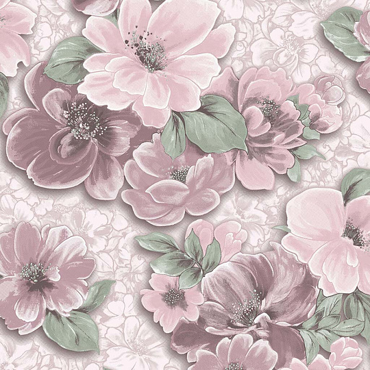 Обои винил, горячего тиснения, на флизелиновой основе, 1.06х10.05 м, Wallberry, Николь мотив, 4144