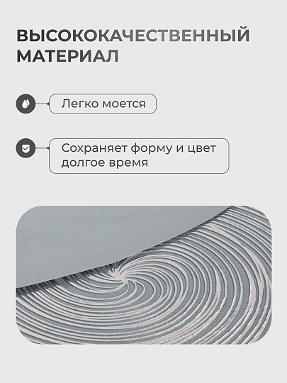 Салфетка сервировочная полимер, 38 см, круглая, 2 шт, Y4-9579