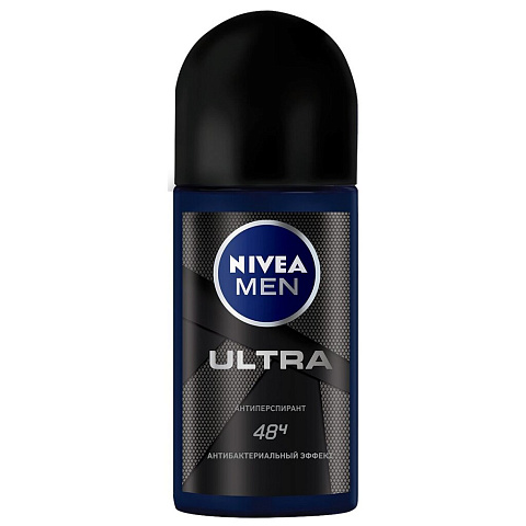 Дезодорант Nivea, Ultra, для мужчин, ролик, 50 мл