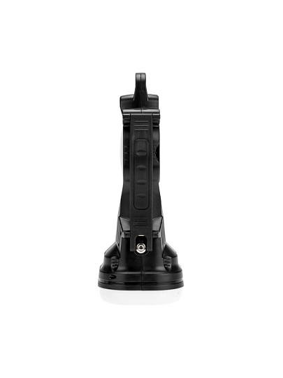 Фонарь кемпинговый, встроенный аккумулятор, Rexant, зарядка от USB, пластик, черный, солнечная батарея, ручка, 3 режима, 75-8009