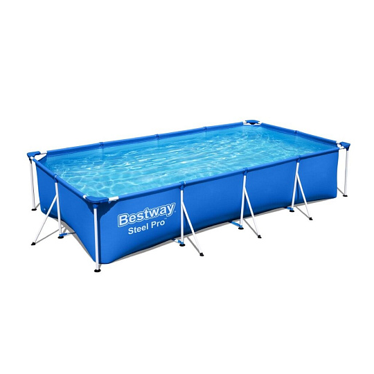Бассейн каркасный Bestway, 400х211х81 см, Steel Pro, 56424, фильтр-насос, 5700 л