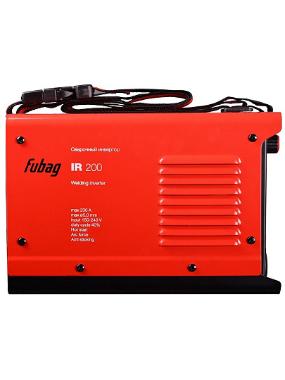 Сварочный аппарат инверторный, Fubag, IR 200, 8.1 кВт, 200 А, электрод