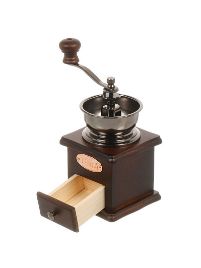Кофемолка ручная металл, дерево, TimA, SL-031