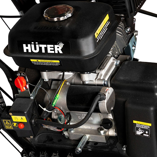 Снегоуборщик бензиновый, Huter, SGC 6000, 8 л.с., 62х54 см, скорость 6 вперед/2 назад, ручной/электрический стартер