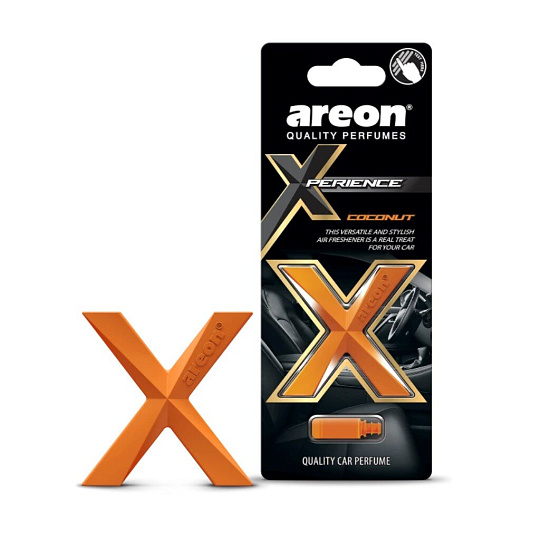 Ароматизатор в машину на дефлектор, сухой, Areon, Xperience, Кокос,704-APX-05