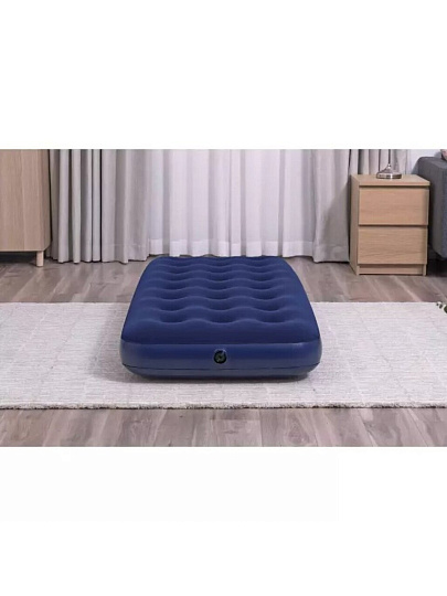 Матрас надувной Bestway, 185х76х22 см, 67000/010163BW, без насоса, флокированный, ортопедический, 150 кг