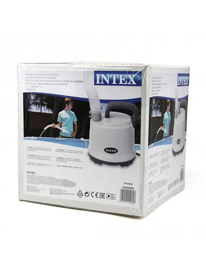 Насос дренажный 3585 л/ч, шланг 5 м, 220-240 В, электрический, Intex, 28606