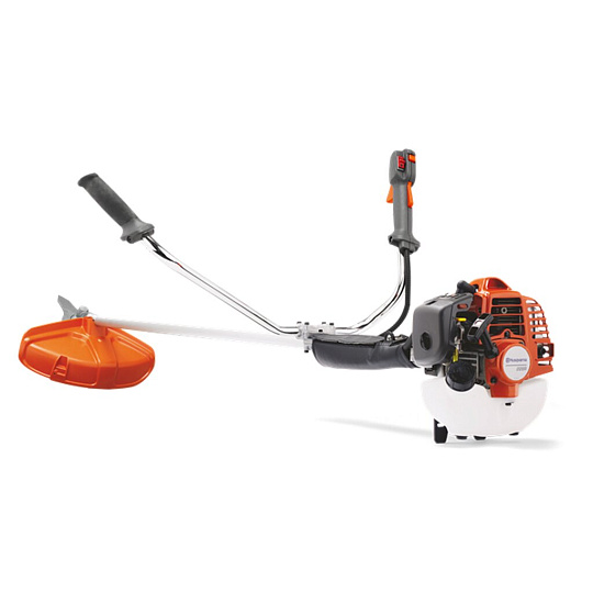 Триммер бензиновый, Husqvarna, 226R, 1.1 л.с., 26 куб.см, 800 Вт, U-ручка, леска/нож, неразборный вал