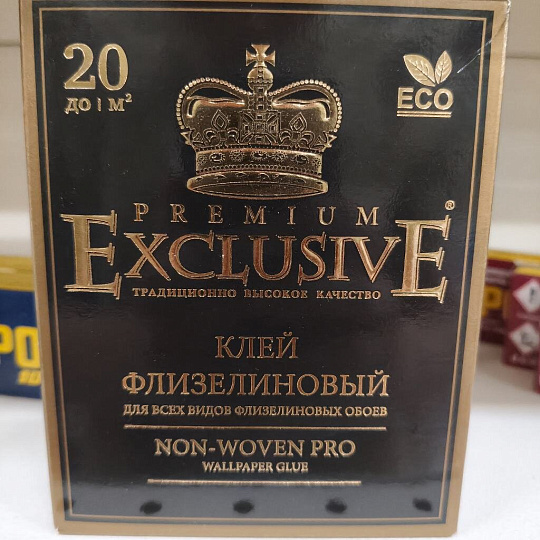 Клей для флизелиновых обоев, Exclusive, 100 г, 00017