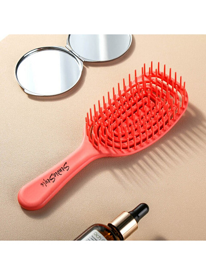 Расческа для волос, трапеция изогнутая, 75х230х30 мм, Studio style, Релакс, 844178-4557