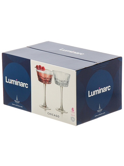 Бокал для коктейлей, 200 мл, стекло, 6 шт, Luminarc, Чикаго, O0563