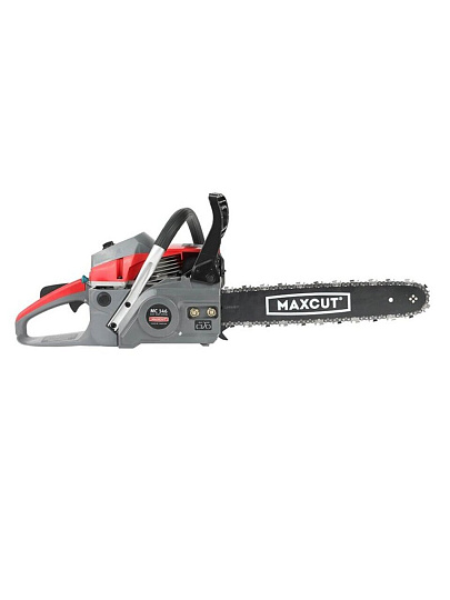 Пила цепная бензиновая, Maxcut, 2.9 л.с., 2200 Вт, длина шины 40 см, шаг цепи 0.325 дюйм, 66 звеньев, MC 146, 022100146